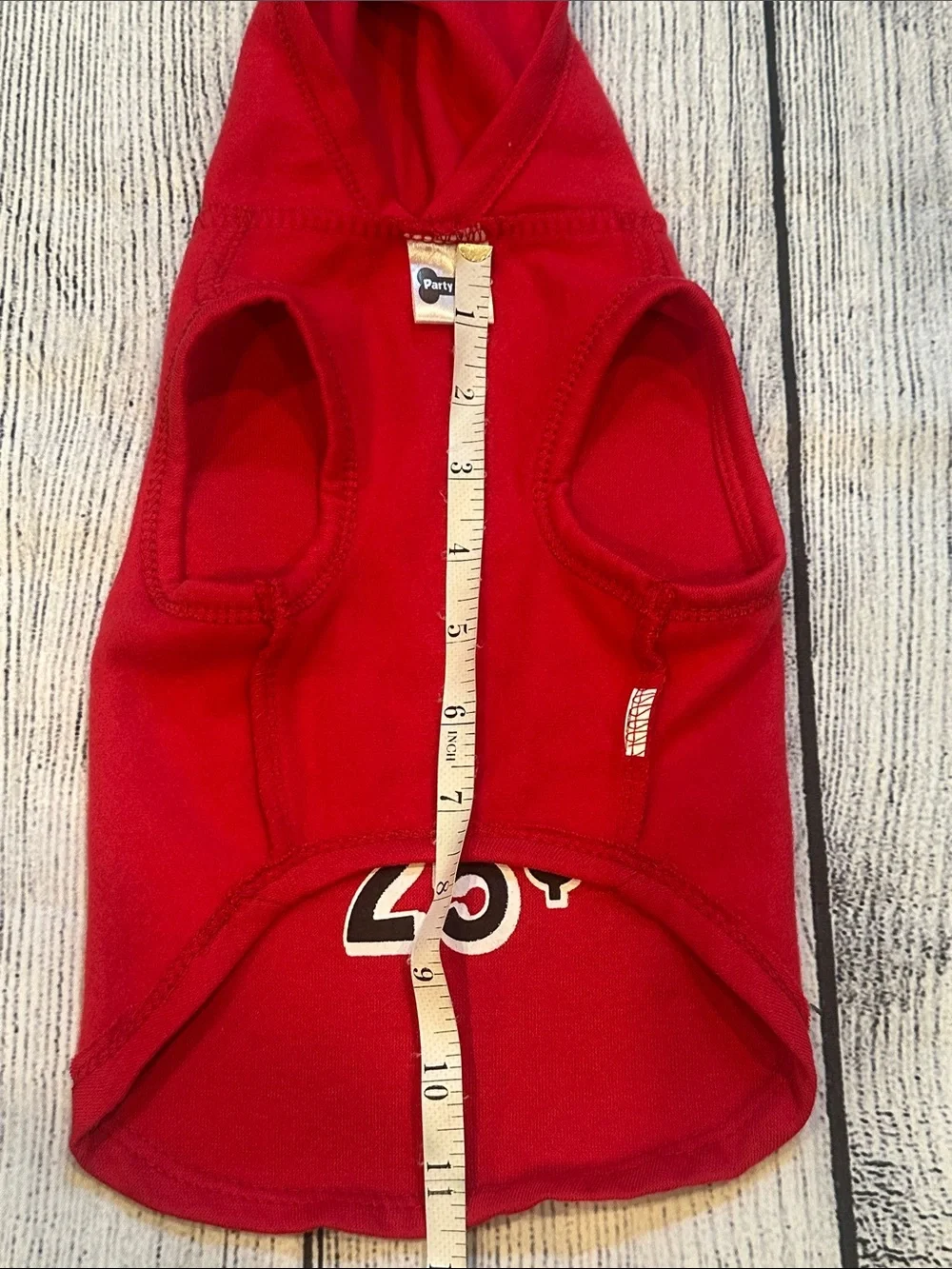 Party Dog Sz Small Red 'KISSES 25¢' Dog Hoodie - Playful Pullover for Pets